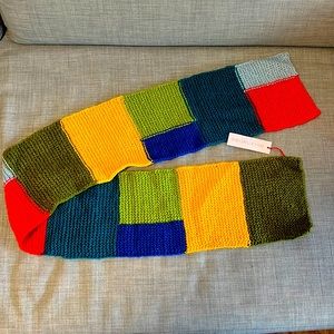 Wool Colorblock Scarf